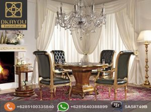 Set Meja Makan Klasik Mewah Napoleone