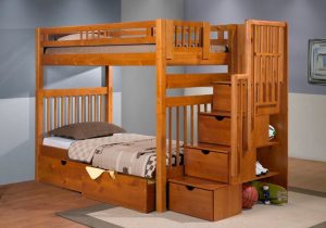 Tempat Tidur Tingkat Anak Jati 08