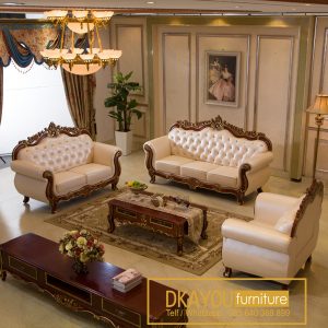 Kursi Tamu Jati Ukiran Jepara Mewah Sofa Tamu Klasik SSRT-030 DF