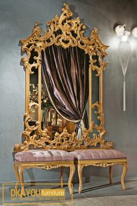 Meja Konsul Klasik Mewah Ukiran Super Mewah Jepara Console Barocco MK-010 DF