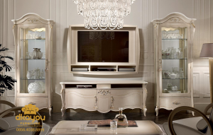 Bufet Tv Minimalis Mebel Duco Putih BTV-023 DF