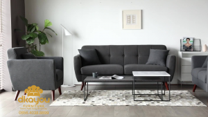 Set Sofa Tamu Minimalis Retro Modern SSRT-086 DF