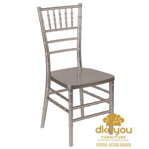 Kursi Tiffany Pesta Warna Silver KS-003 DF