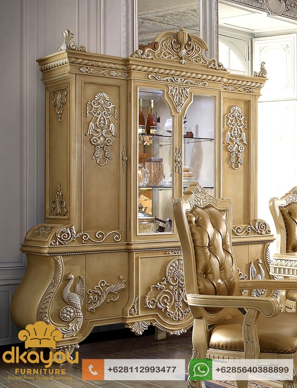 Almari Hias Mewah Klasik Italian Furniture AH012 lemari hias klasik mewah eropa