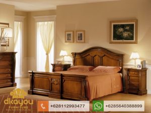 Set Kamar Tidur Minimalis Klasik Jati Jepara SKT075