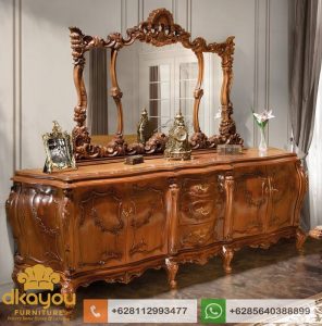 Meja Buffet Classic Jati Mewah MK044