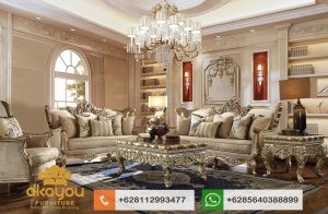 Set Sofa Tamu Klasik Mewah Mebel Jepara Terbaru SSRT172