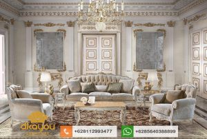 Set Sofa Tamu Klasik Mewah Turkey Terbaru SSRT157