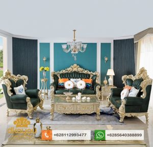 Set Sofa Tamu Mewah Classic Full Ukir Luxury Furniture SSRT152