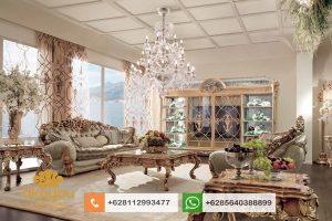Set Sofa Tamu Mewah Klasik Brunello Mebel Ukir Jepara SSRT155