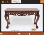 Meja Konsul Antik Desain Mebel Jati Klasik Mewah