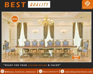 Set Meja Makan Klasik Modern Toko Mebel Jakarta Bandung